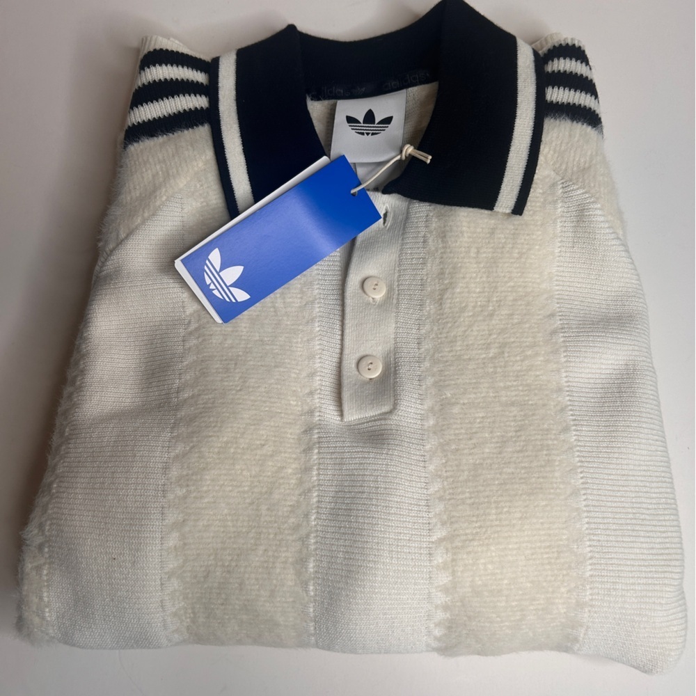 Adidas Originals Premium Knit Jersey Men’s Lifestyle Casual Top AsiaFit JX3836 - Picture 15 of 16